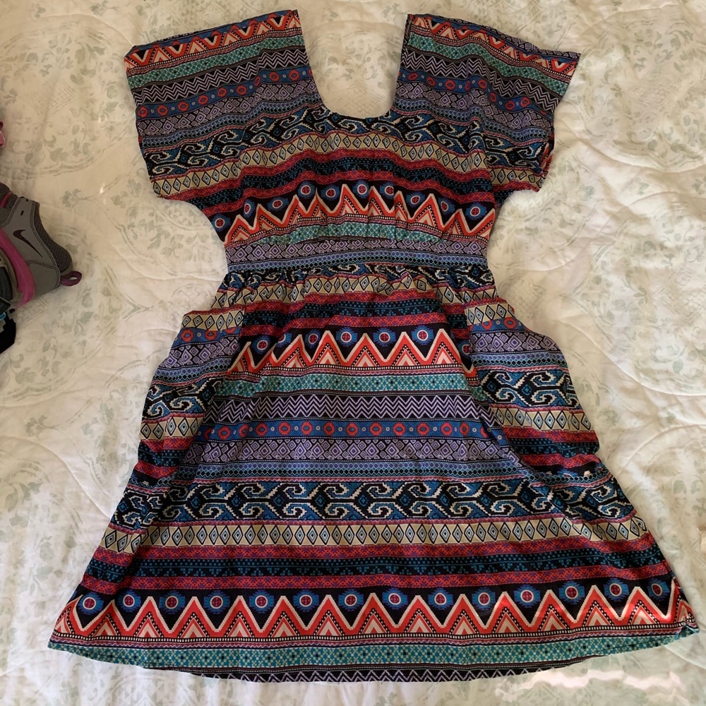 Beautiful & Comfortable Tribal Dress WITH POCKETS